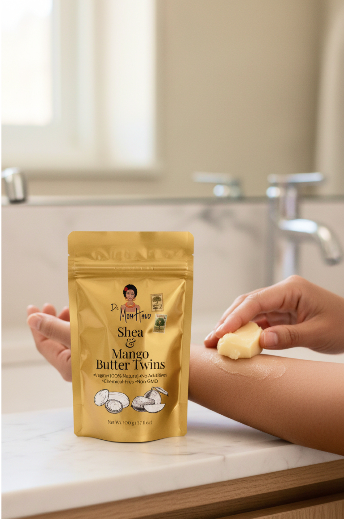 Pure Shea Butter & Mango Butter Twins Nem Bombası 100Gr — Shea&Mango100gr — تصویر 7 از 8