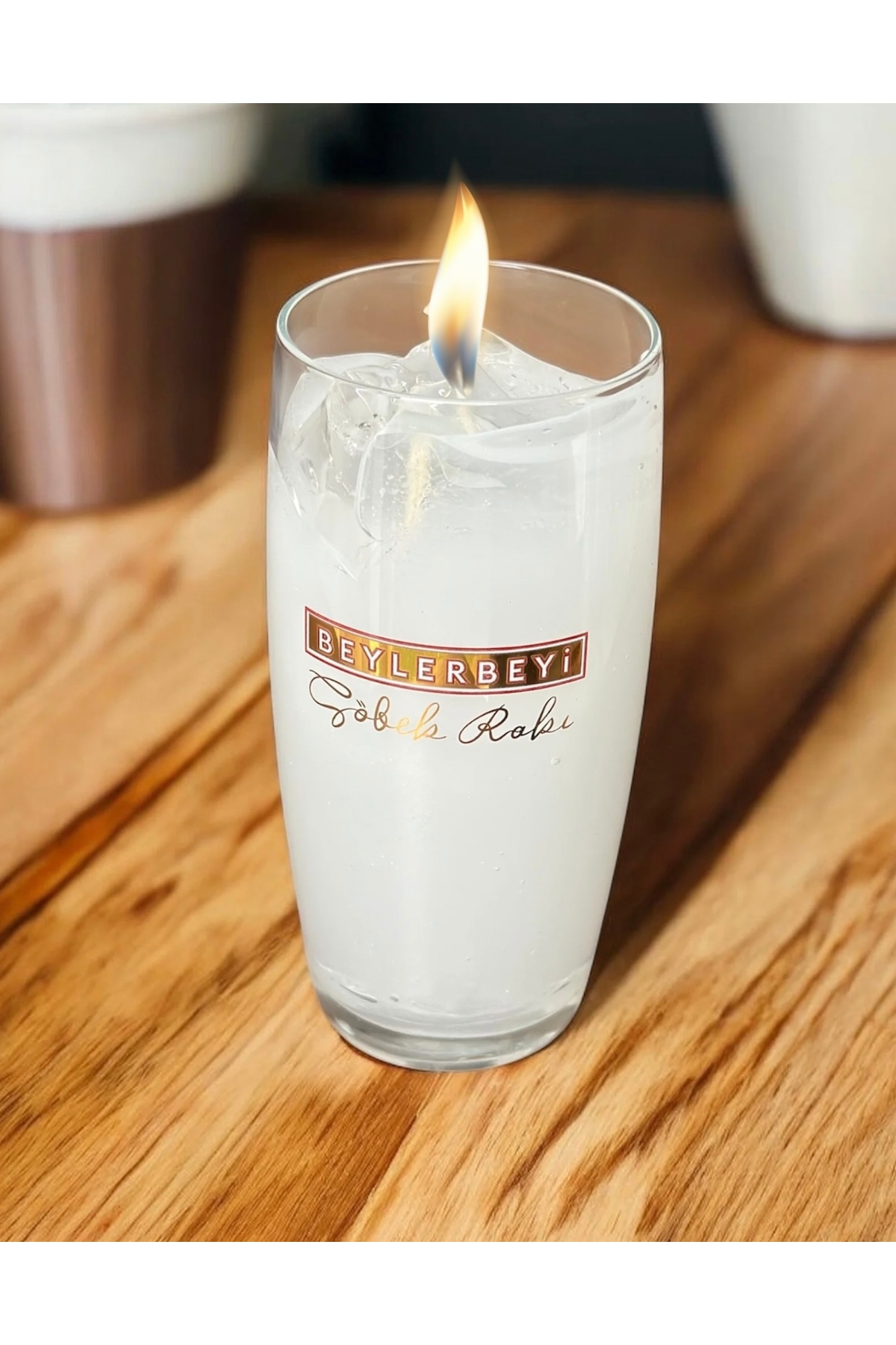 EGhediyelik Rakı Görünümlü MUM Özel Tasarım Mum Buzlu - Fiyatı, Yorumları