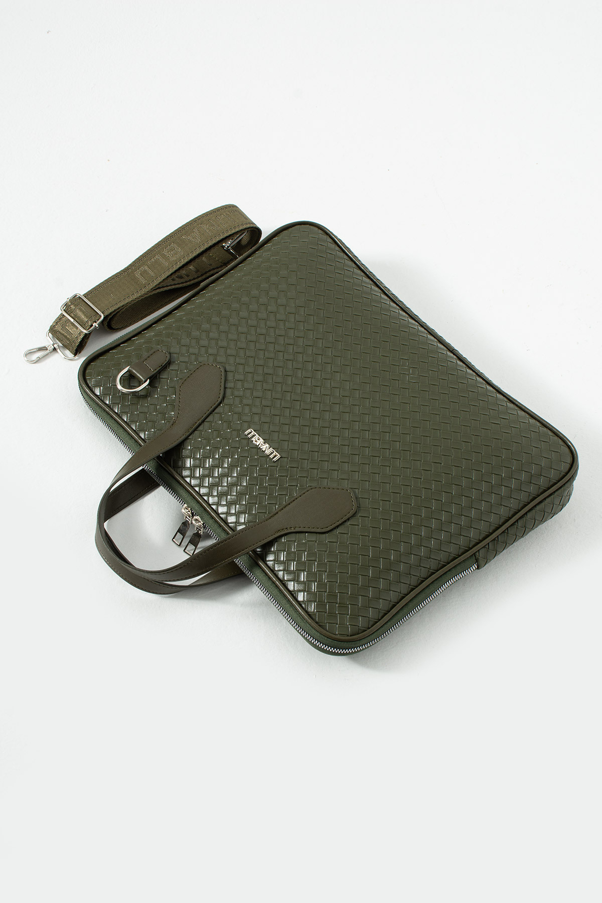 LUNABLU  15.6" Inç Su Geçirmez Kumaş Özellikli Evrak Bilgisayar Notebook Laptop Çantası - Görsel 4