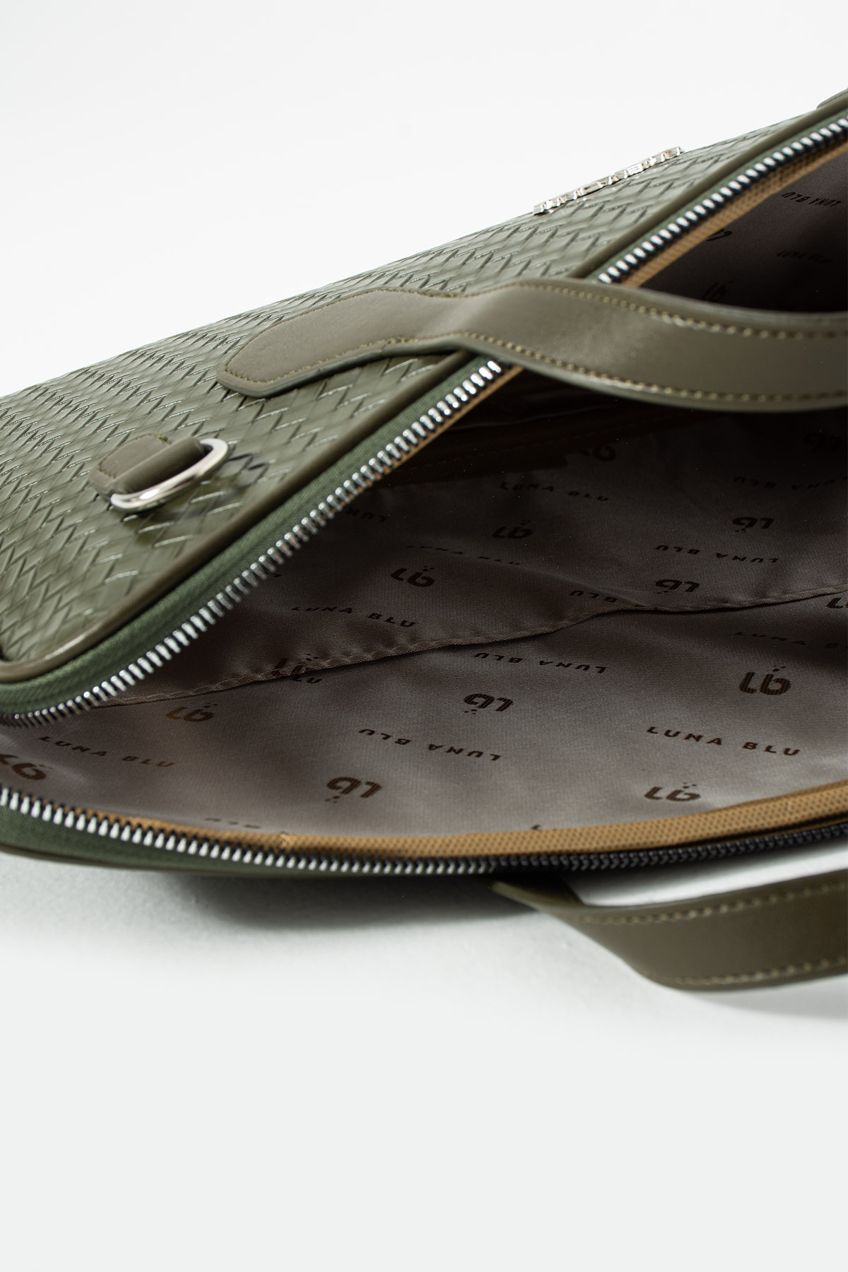 LUNABLU  15.6" Inç Su Geçirmez Kumaş Özellikli Evrak Bilgisayar Notebook Laptop Çantası - Görsel 5