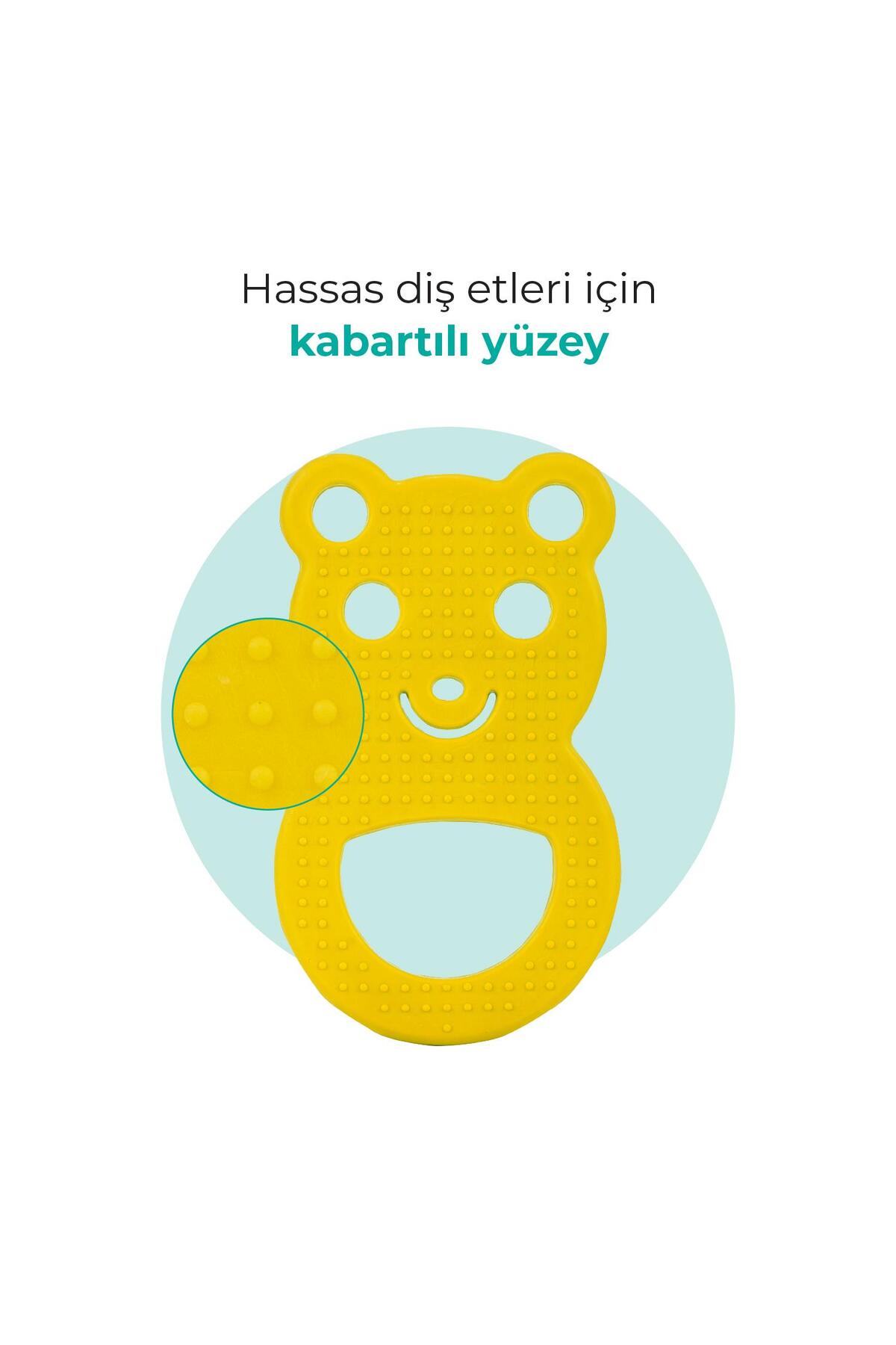 Mamajoo Yumuşak Diş Kaşıyıcı Sarı Ayıcık fotoğrafı 3 (önizleme)