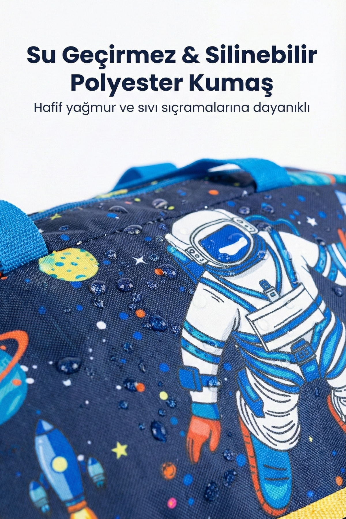 Genel Markalar  Uzay Desenli Çocuk Spor ve Seyahat Çantası 14L – Su Geçirmez, Omuz & El Taşıma - Görsel 5