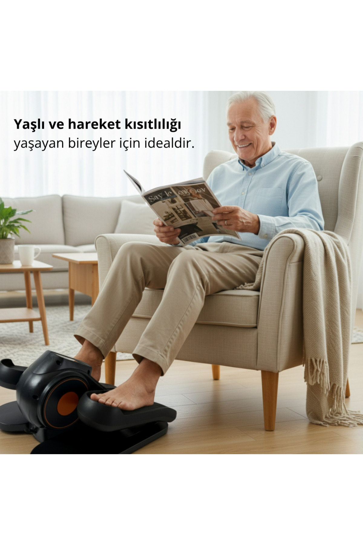E04 Electric Automatic Advanced age Foot and Leg Exercise Device for Sedentary Legs