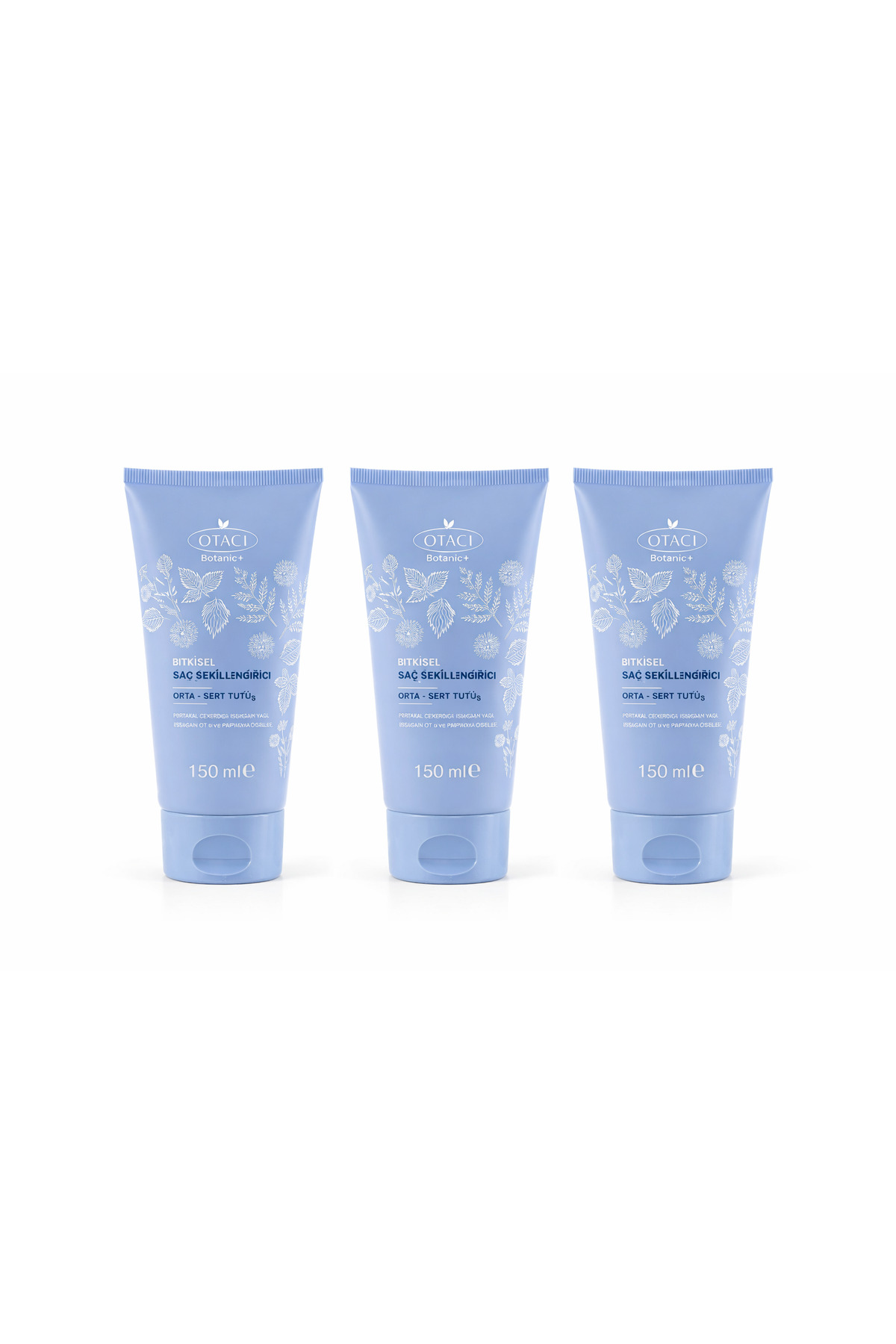 Otacı Bitkisel Saç Şekillendirici Orta Sert 150ml X 3 Adet — 141
