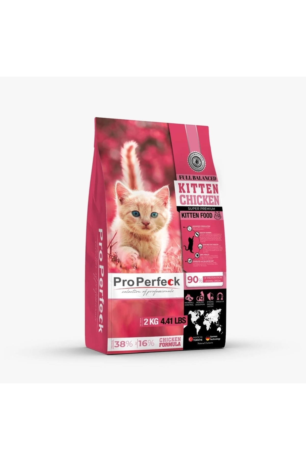 pro perfeck SÜPER PREMİUM TAVUKLU NARLI HAVUÇLU YAVRU KEDİ MAMASI