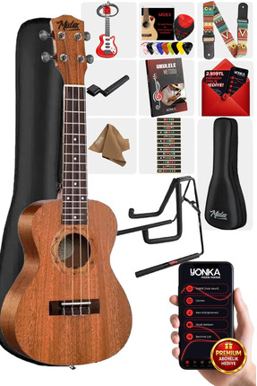 Midex SP-21ST Set Maun Soprano Ukulele (Çanta Metod Askı)