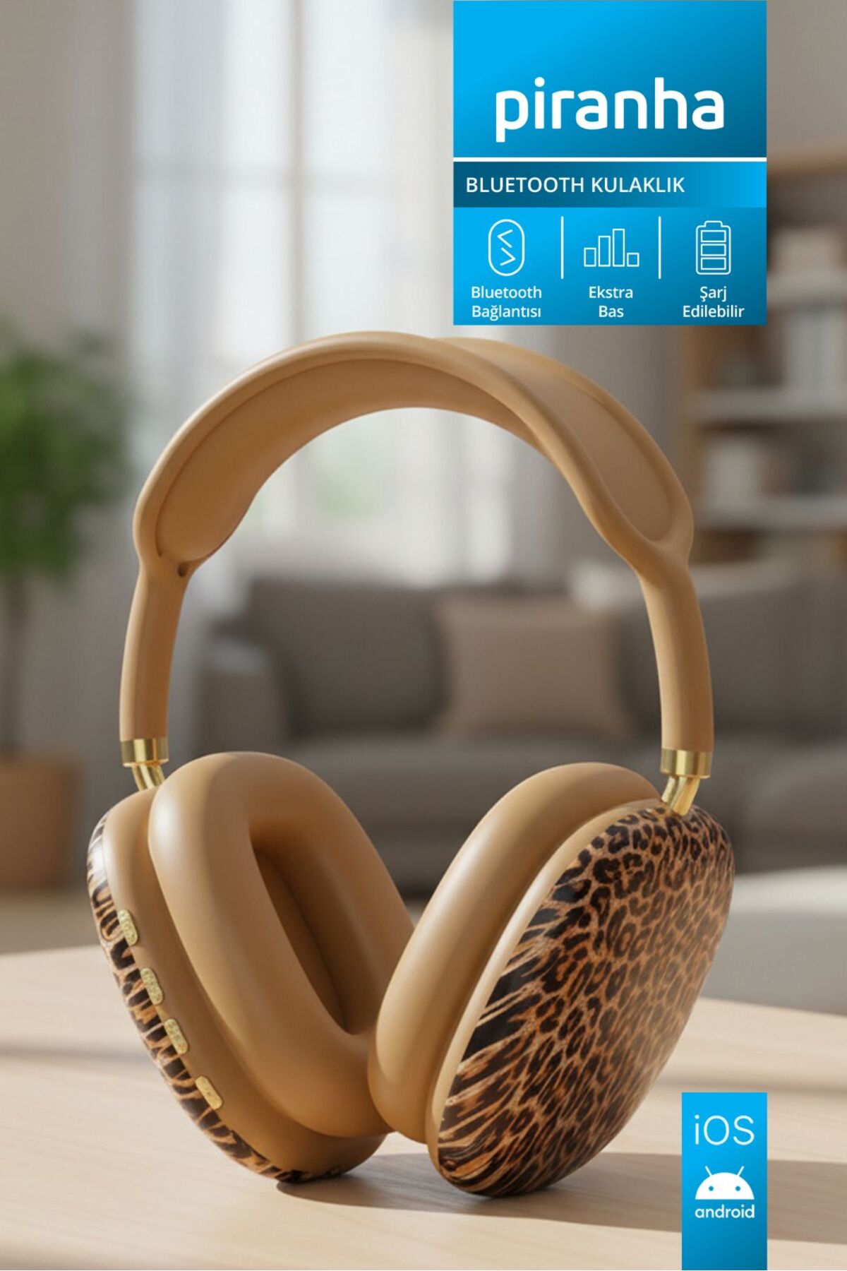 2219 Kablosuz Bluetooth Kulak Üstü Kulaklık