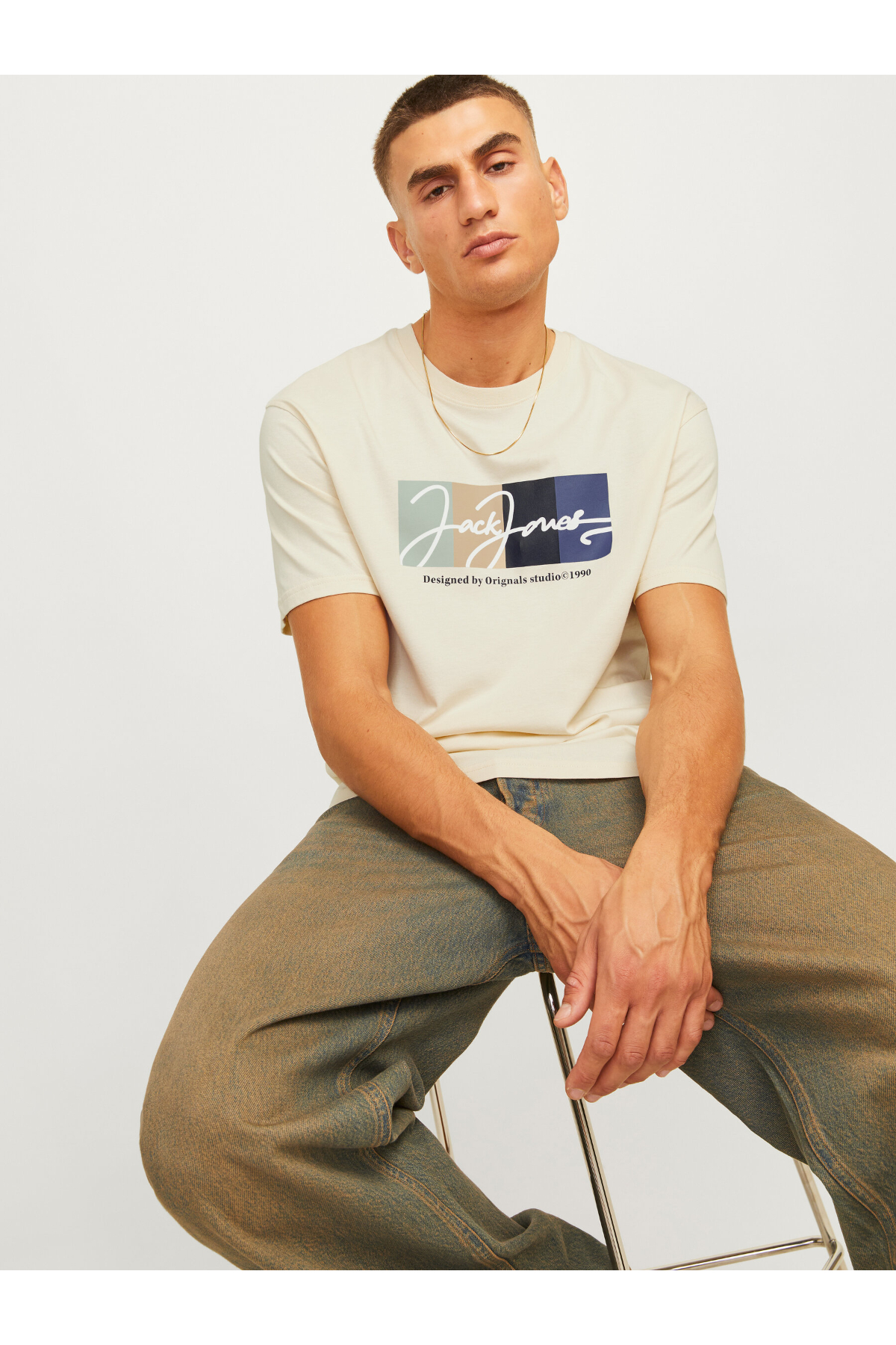 تیشرت مردانه طرح دار آستین کوتاه | جک اند جونز Jack & Jones 12262662 - تصویر 6