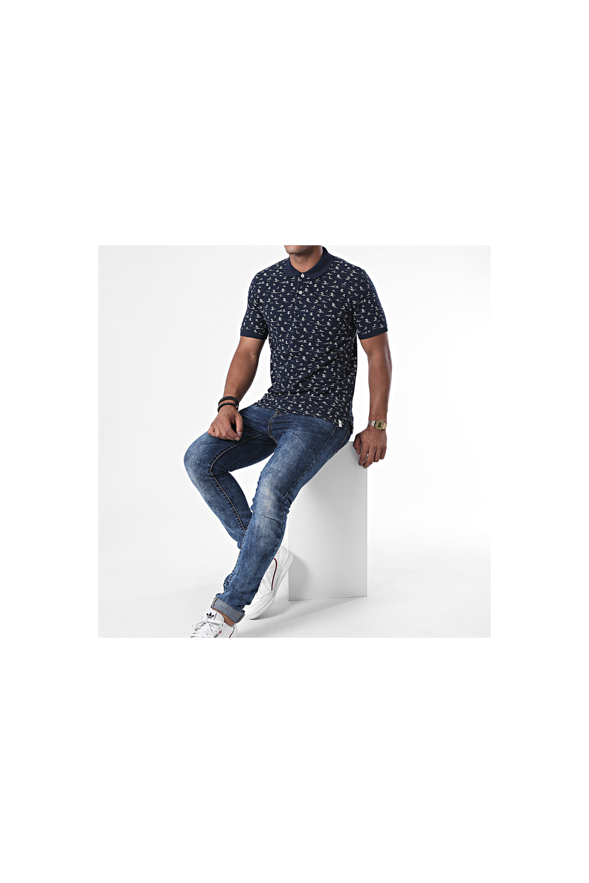 تیشرت مردانه طرح دار آستین کوتاه | جک اند جونز Jack & Jones 22yejck00000076 - تصویر 3