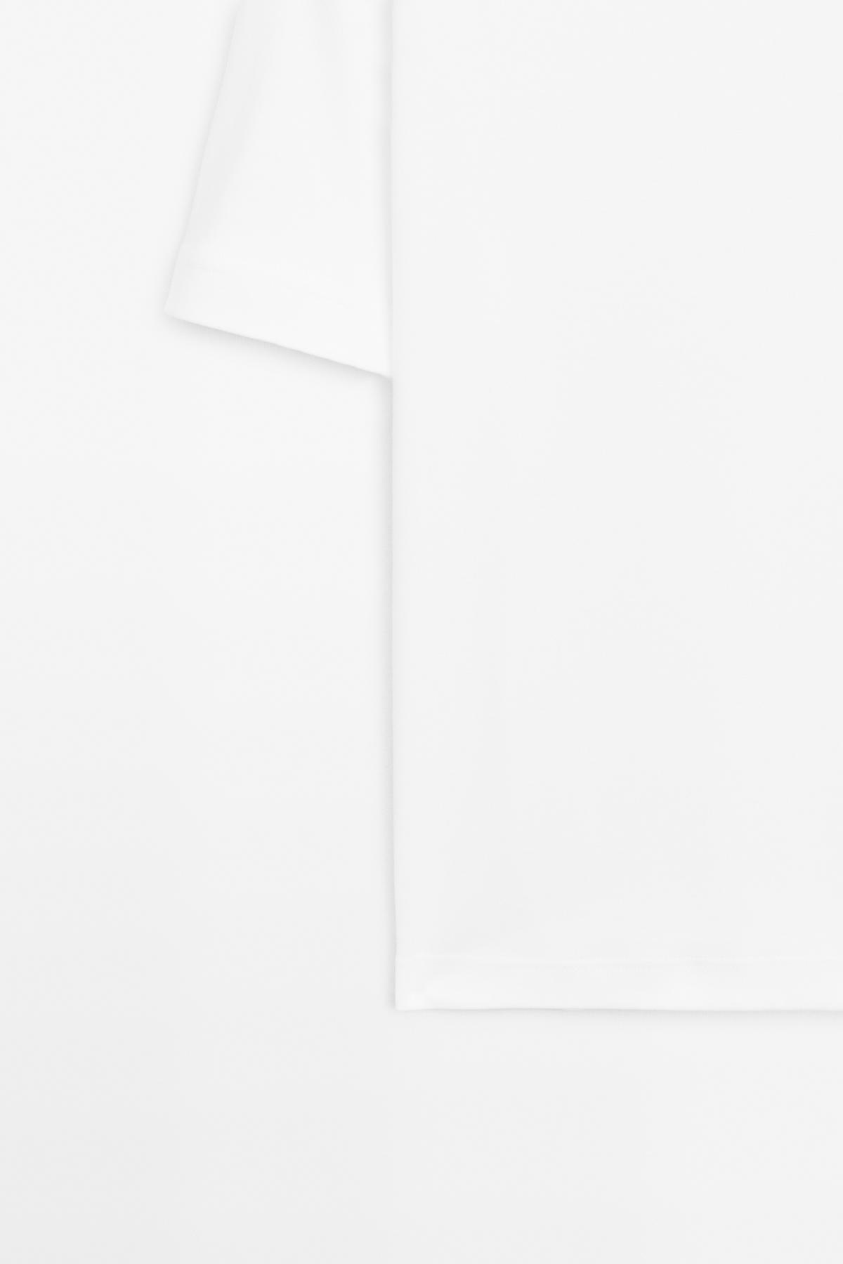 Massimo Dutti  %100 pamuklu ve kısa kollu t-shirt - Görsel 7