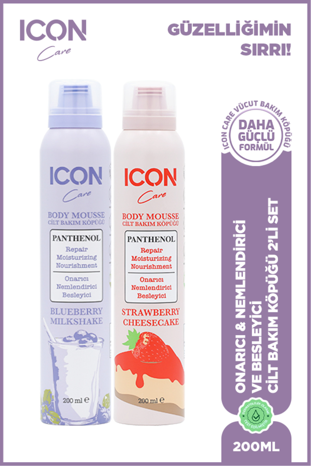 ICON Care CİLT BAKIM KÖPÜĞÜ 2'Lİ SET - Fiyatı, Yorumları