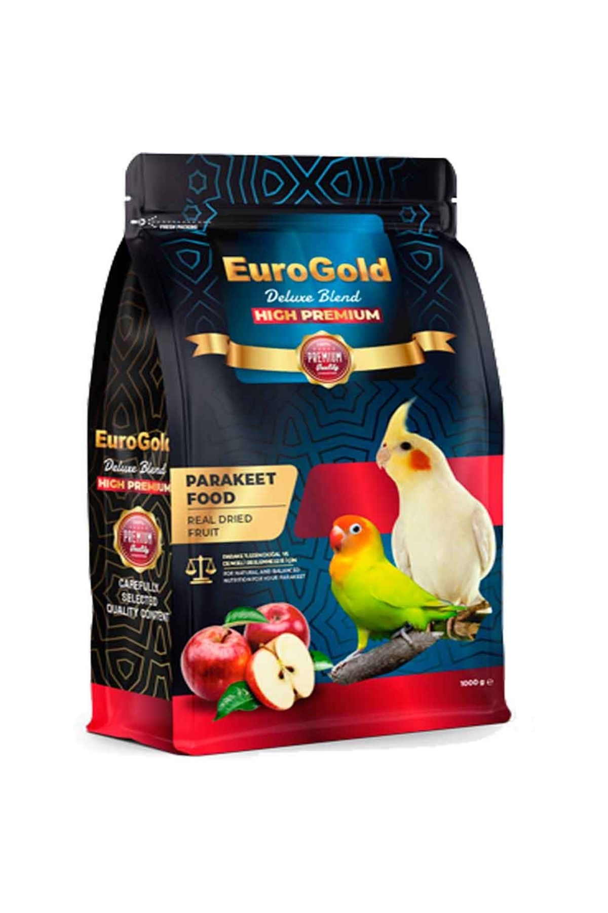 Genel Markalar Deluxe Blend Gerçek Elmalı Premium Paraket Yemi 1 Kg - Fiyatı, Yorumları