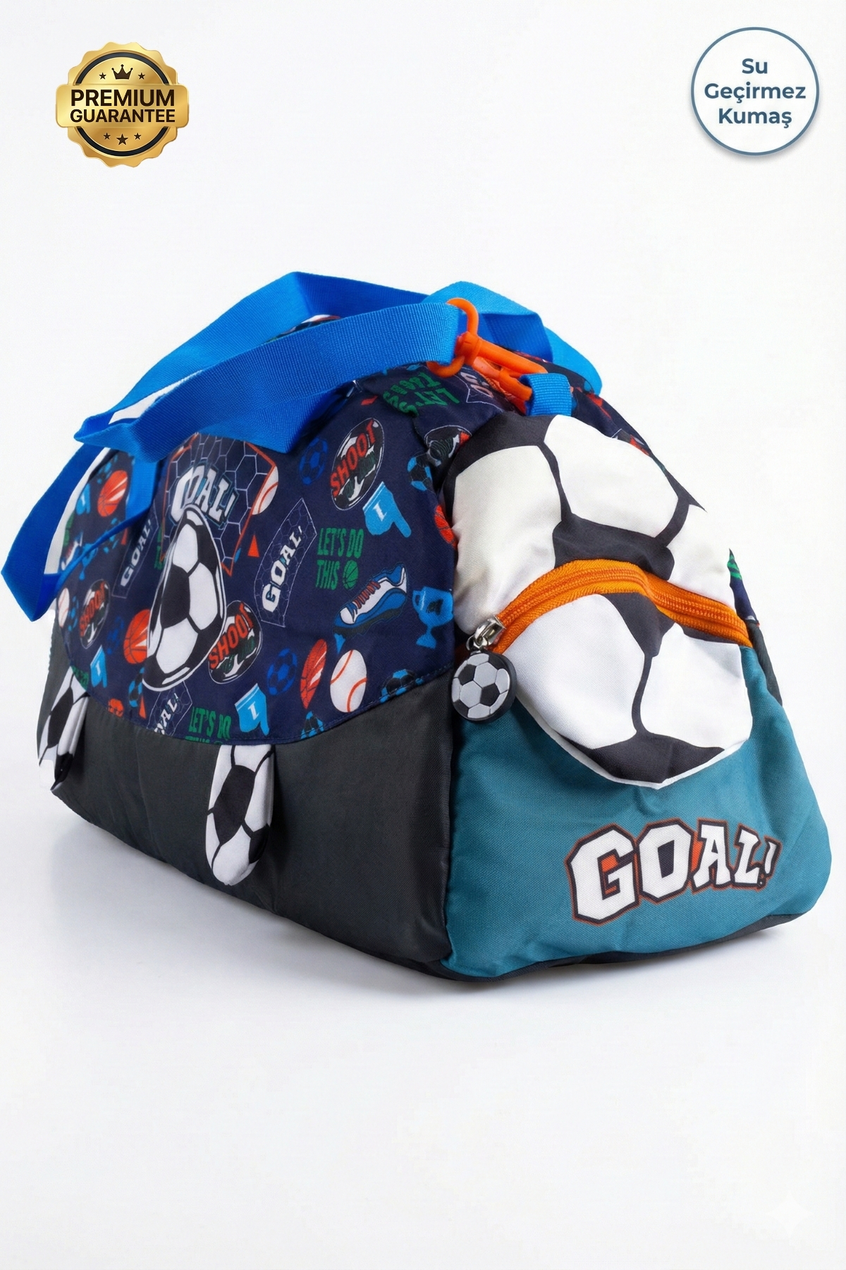Genel Markalar  Goal Desenli Çocuk Spor ve Seyahat Çantası 25L – Su Geçirmez, Omuz & El Taşıma