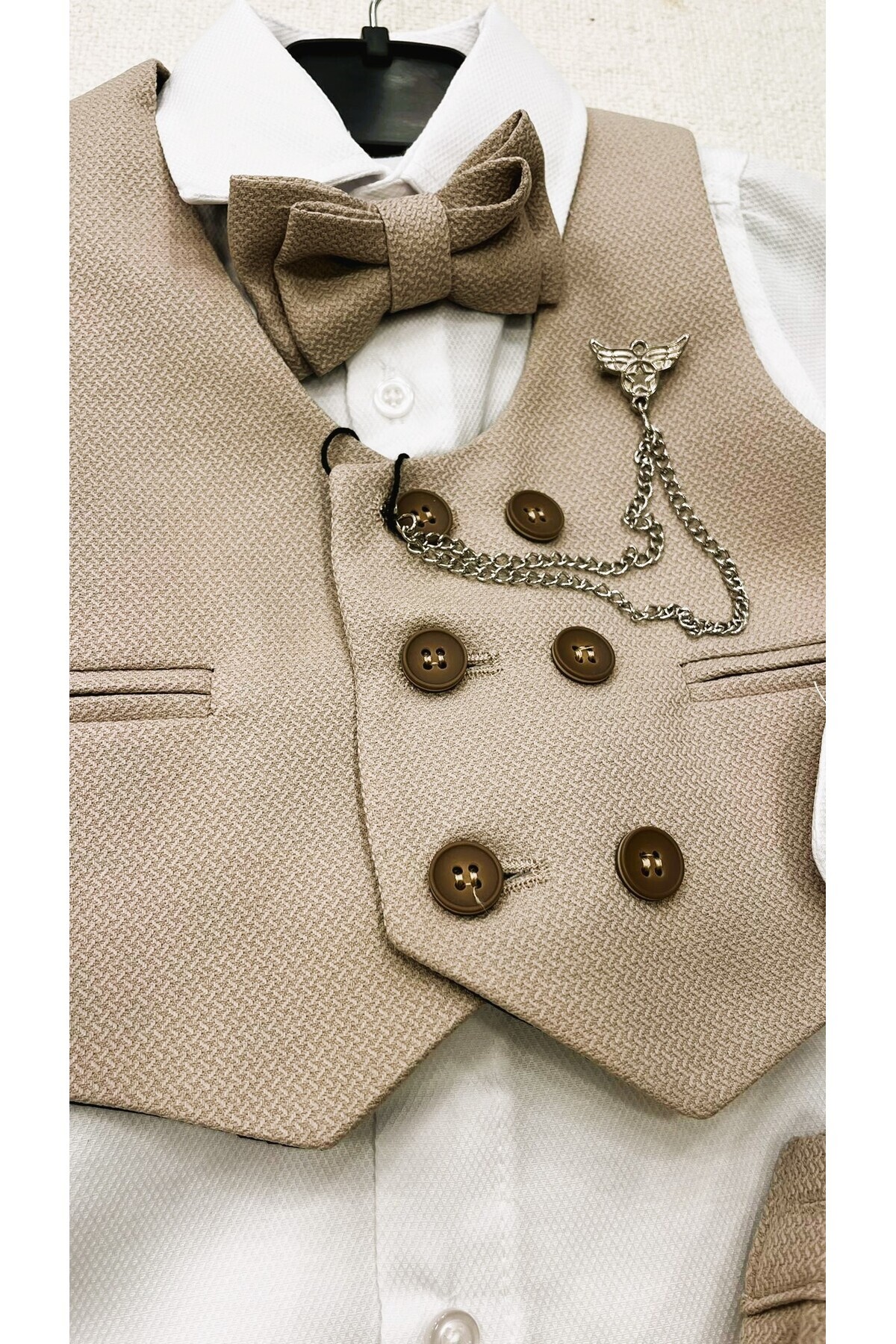 Carinos kids erkek çocuk yelekli takım aksesuarlı fotoğrafı 4 (önizleme)