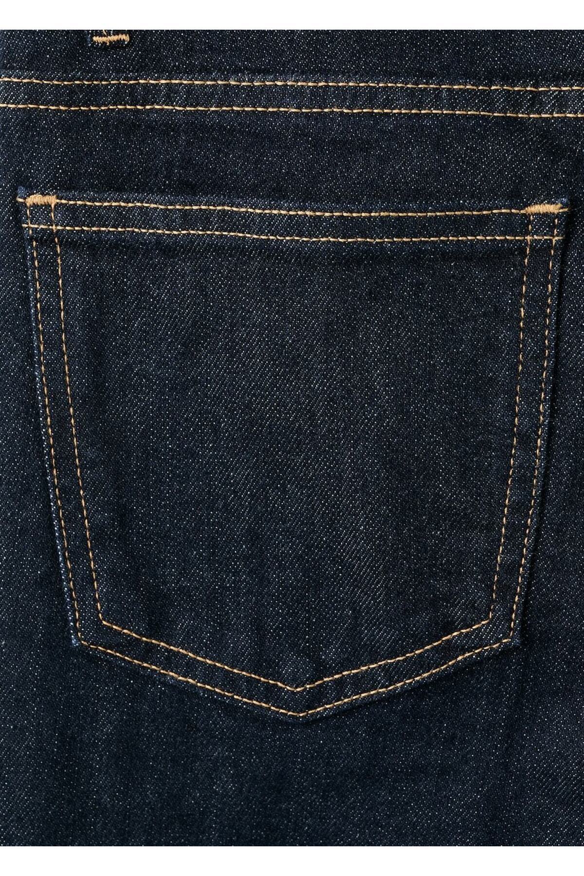 MANGO  Violeta yüksek bel flare jean pantolon - Görsel 5