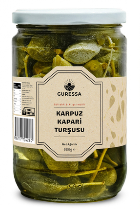 GURESSA Karpuz Kapari Turşusu 660 ml (Mezelik & Atıştırmalık)