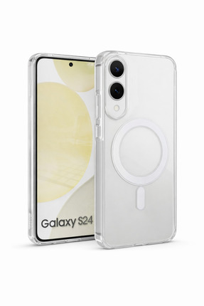 Vissona Samsung Galaxy S25 Edge Uyumlu Kamera Korumalı Magsafe Wireless Şarj ...