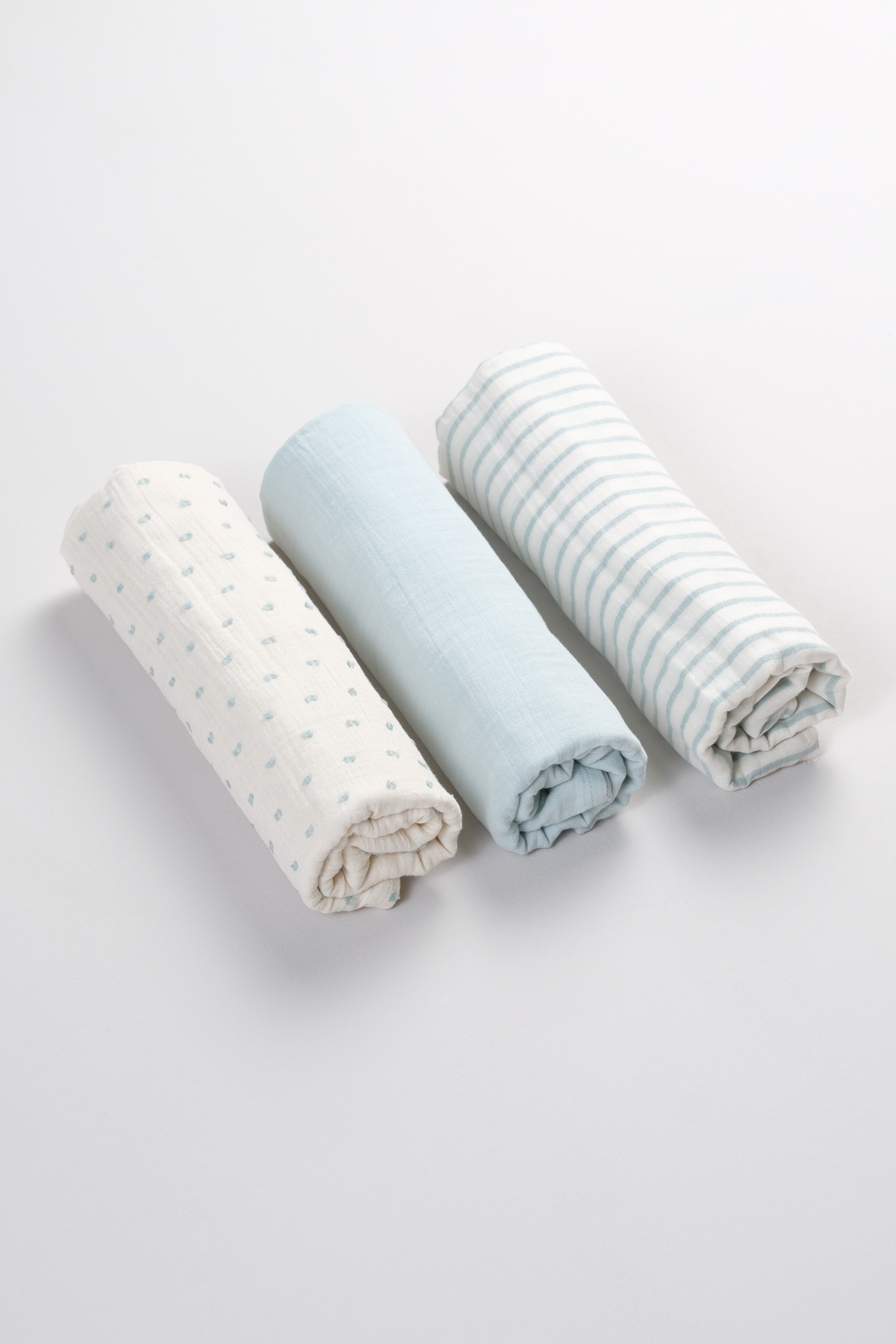 Bondberro Özel Kutulu 3 Adet 2 Katlı Müslin Örtü & Battaniye %100 Pamuklu Xl Boy 100 X 85 Cm ( Mint ) fotoğrafı 2 (önizleme)