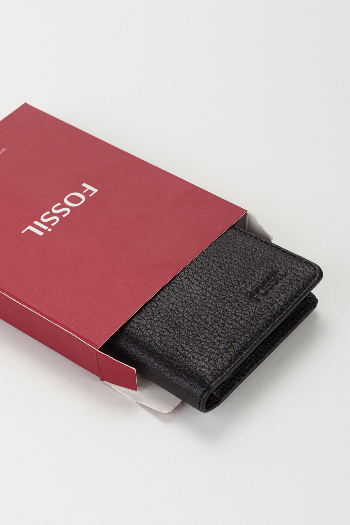 Fossil  Kutulu Hakiki Deri Dikey Ekstra Kartlıklı Mini Erkek El Portföyü Cüzdan - Görsel 8