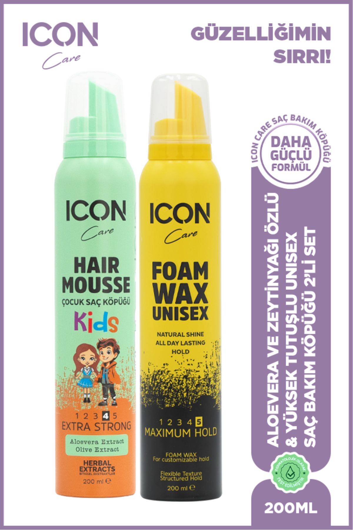 ICON Care SAÇ ŞEKİLLENDİRİCİ 2'Lİ SET — 8682678302312-2