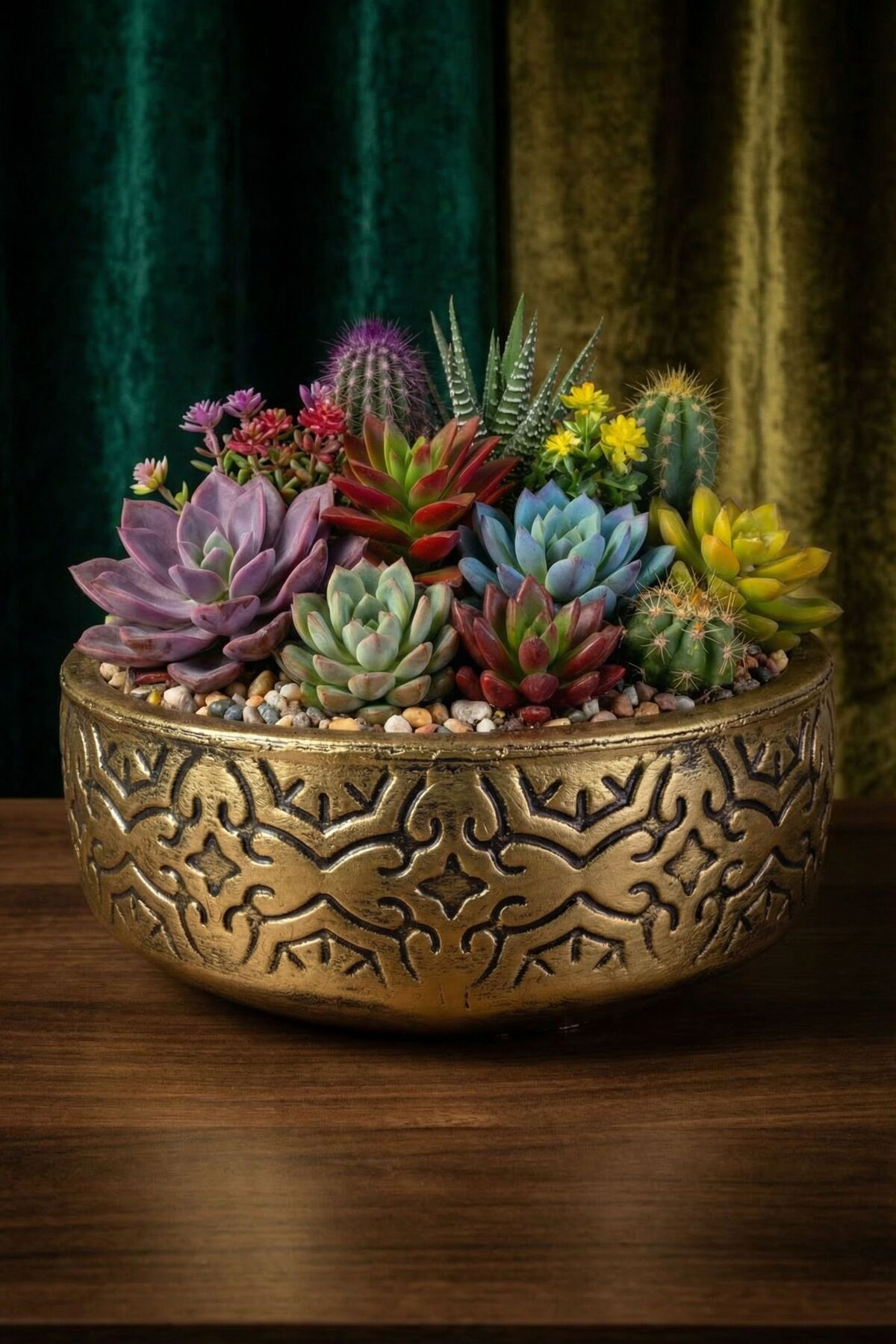 Flower Pots Large Flower Pots Large Size Flower Pots Living Room Flower Pots Model 2 Golden Antiquated Flower Pots