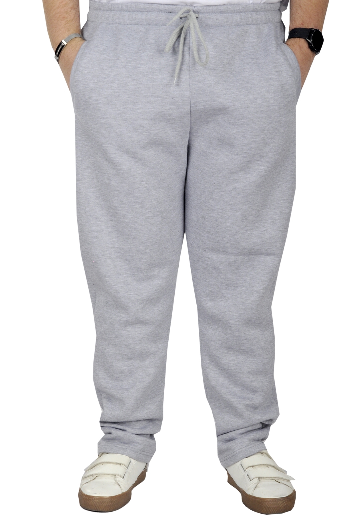 ModeXL Mode XL Büyük Beden Erkek Eşofman Altı Classic 3 İp 11103 Grimelanj görsel 4