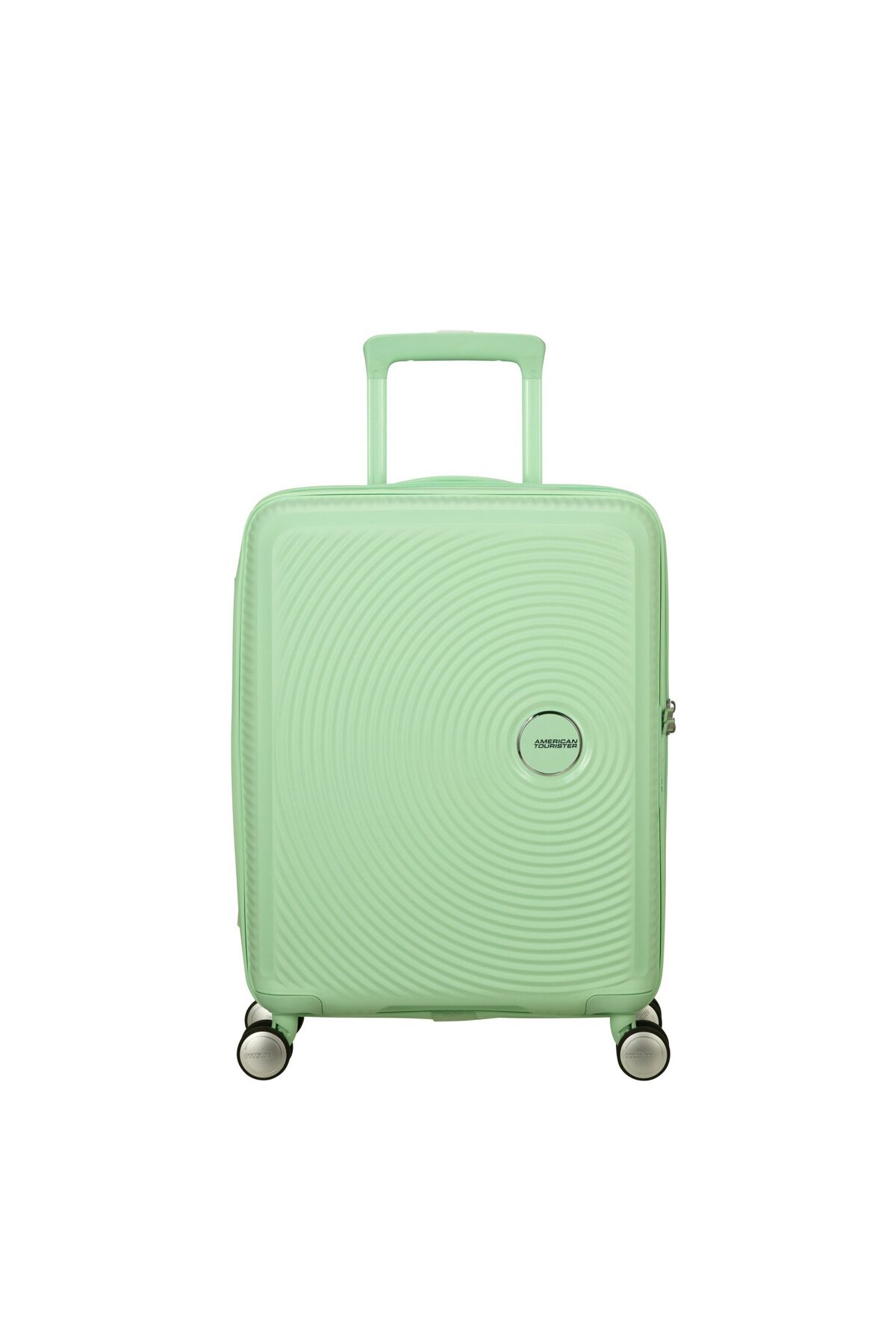 Green Soundbox - 55 cm Cabin Size Rigid Suitcase with Bellows