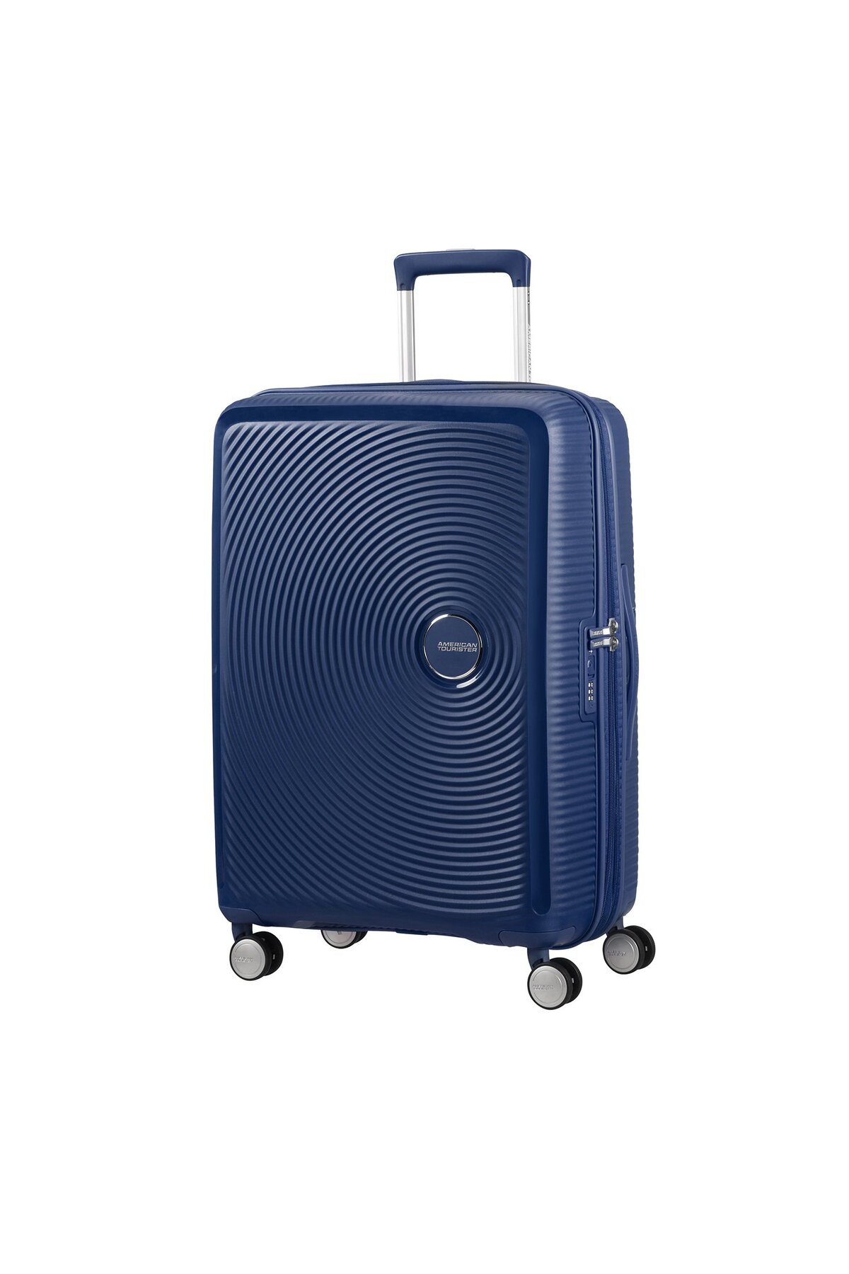 Navy Blue Soundbox - Gusseted 67cm Medium Hard Suitcase