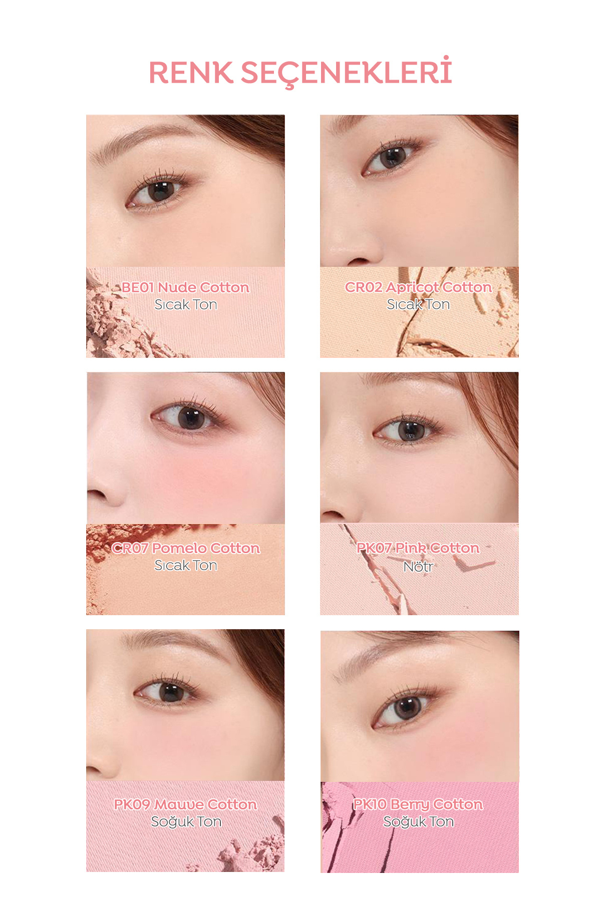 Cilde Yumuşak ve Doğal Renk Veren Pastel Tonlarda Allık A'PIEU Juicy-Pang Pastel Blusher (RD02) — قهوه‌ای 111630 — تصویر 6 از 9