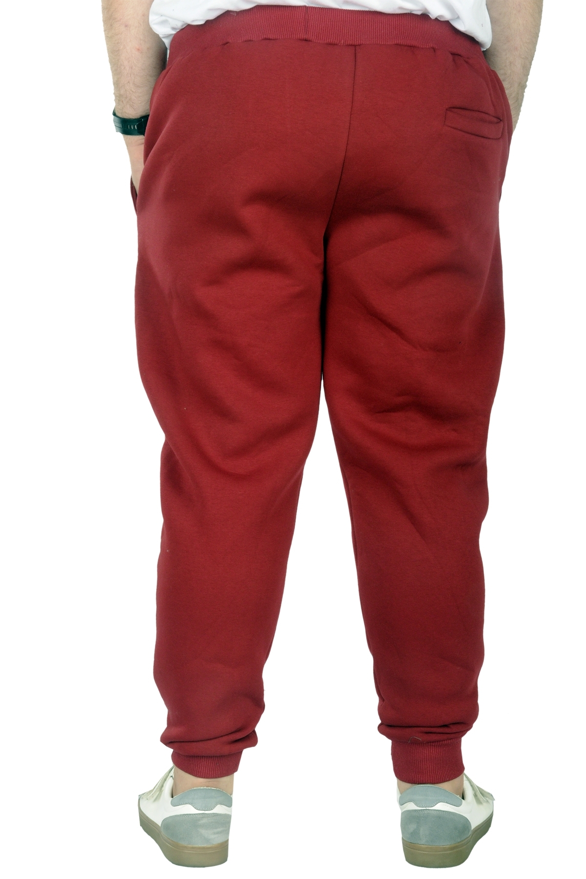 ModeXL Mode XL Büyük Beden Erkek Esofman Altı 3ip 20583 Bordo görsel 6