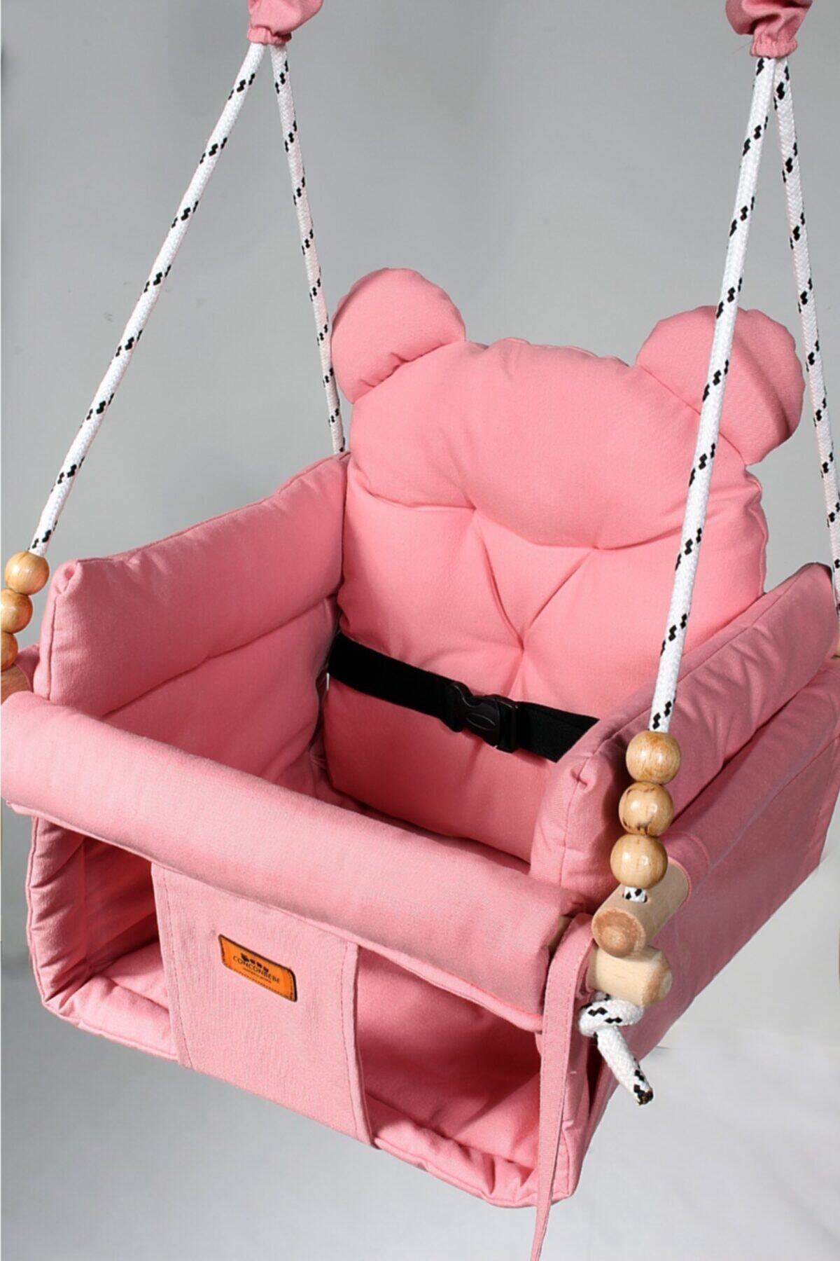 ConconBebe Concon Bebe Çocuk Pufy Emniyet Kemerli Salıncak Çocuk Salıncak fotoğrafı 3 (önizleme)