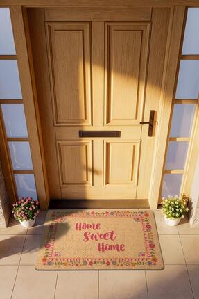 Cotto Home CocoJoy PJ008A Çerçeveli Çiçek Desenli Kalın Kaymaz Taban Nem Alıc...