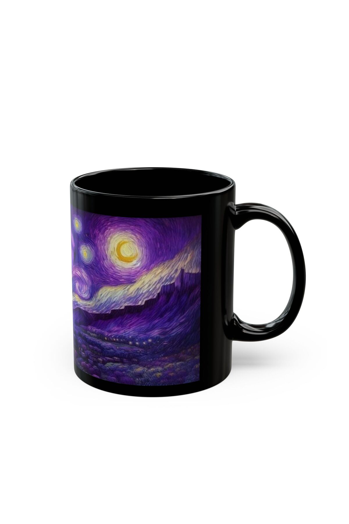 FALAVİ  Mor Yıldızlı Gece Kupa Vincent Van Gogh The Starry Night - Görsel 4