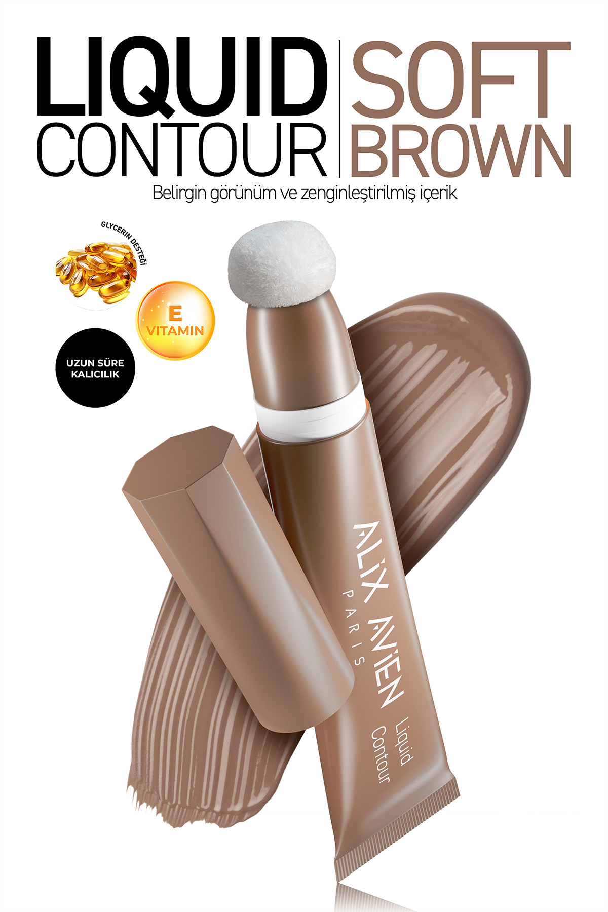 Alix Avien Yaşlanma Karşıtı E Vitaminli Nemlendiren Kremsi Likit Kontür - Liquid Contour 102 Soft Brown - Fiyatı, Yorumları