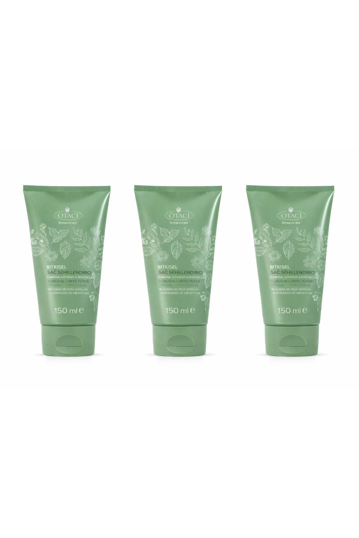 Otacı Bitkisel Saç Şekillendirici 150 ml Yumuşak - Orta X 3 Adet — 142