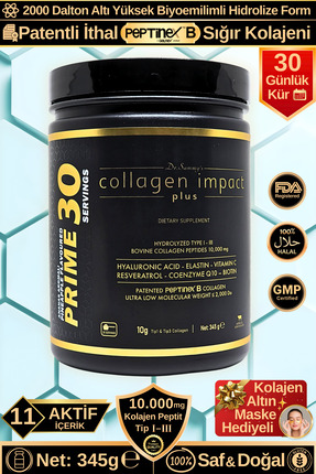 Dr.Sammy's Toz Kolajen Peptit 10.000 Mg Tip 1-3 Hidrolize Sığır Kolajeni | Pr...