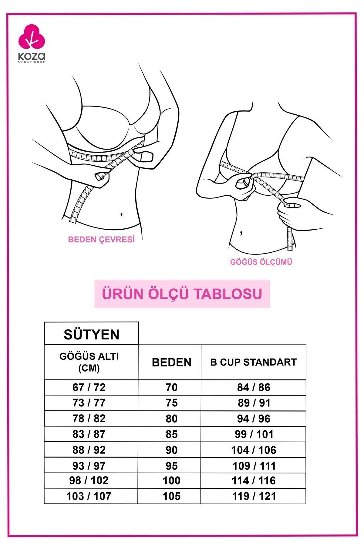 koza iç giyim Kadın Dolgusuz Dantelli Straplez Sütyen görsel 3