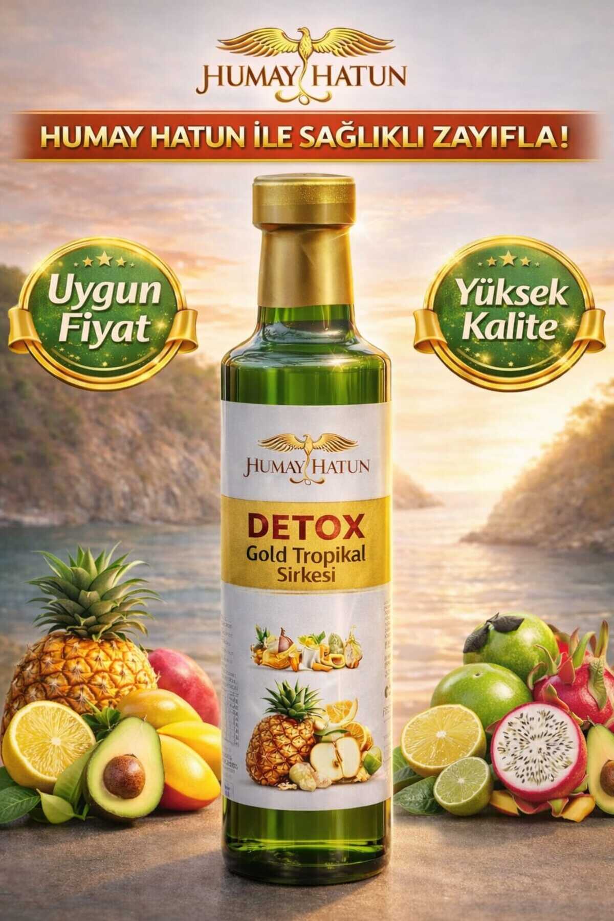 HUMAY HATUN Detoks Gold tropikal sirkesi 500 ml - Fiyatı, Yorumları