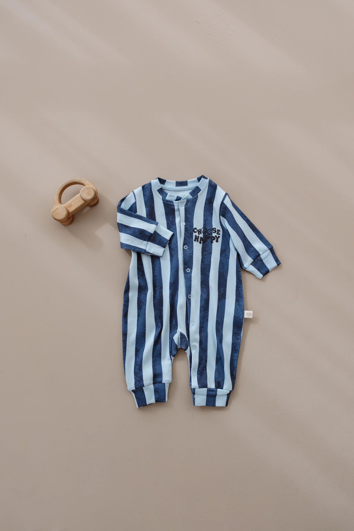 Oh La La Koala For Little Ones Choose Happy Mavi Çizgili Tulum fotoğrafı 3 (önizleme)