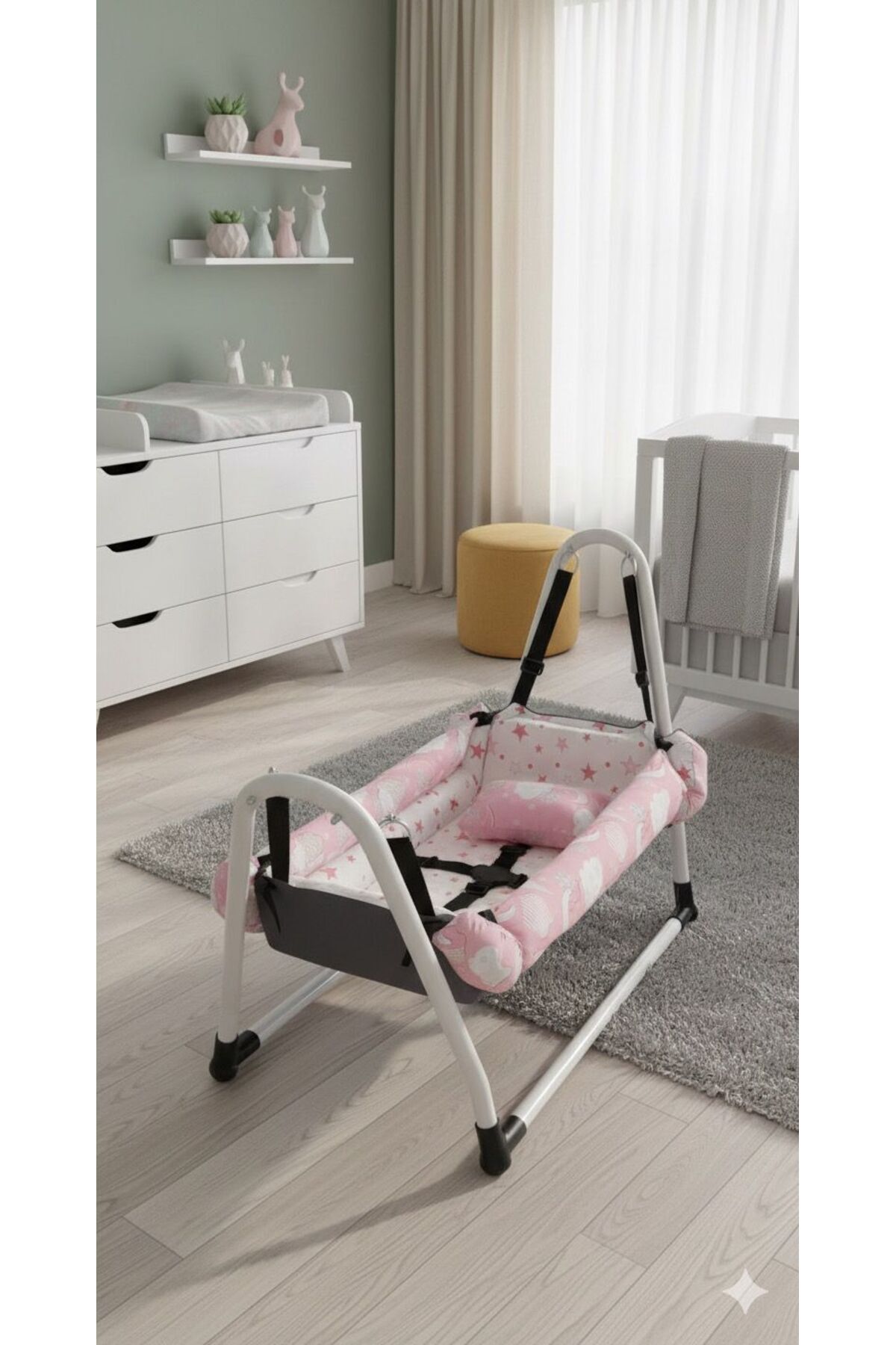 TURHAN BEBE Anne Yanı Sallanır Sabitlenir Hamak Beşik Ana Dizi Ana Kucağı fotoğrafı 2 (önizleme)