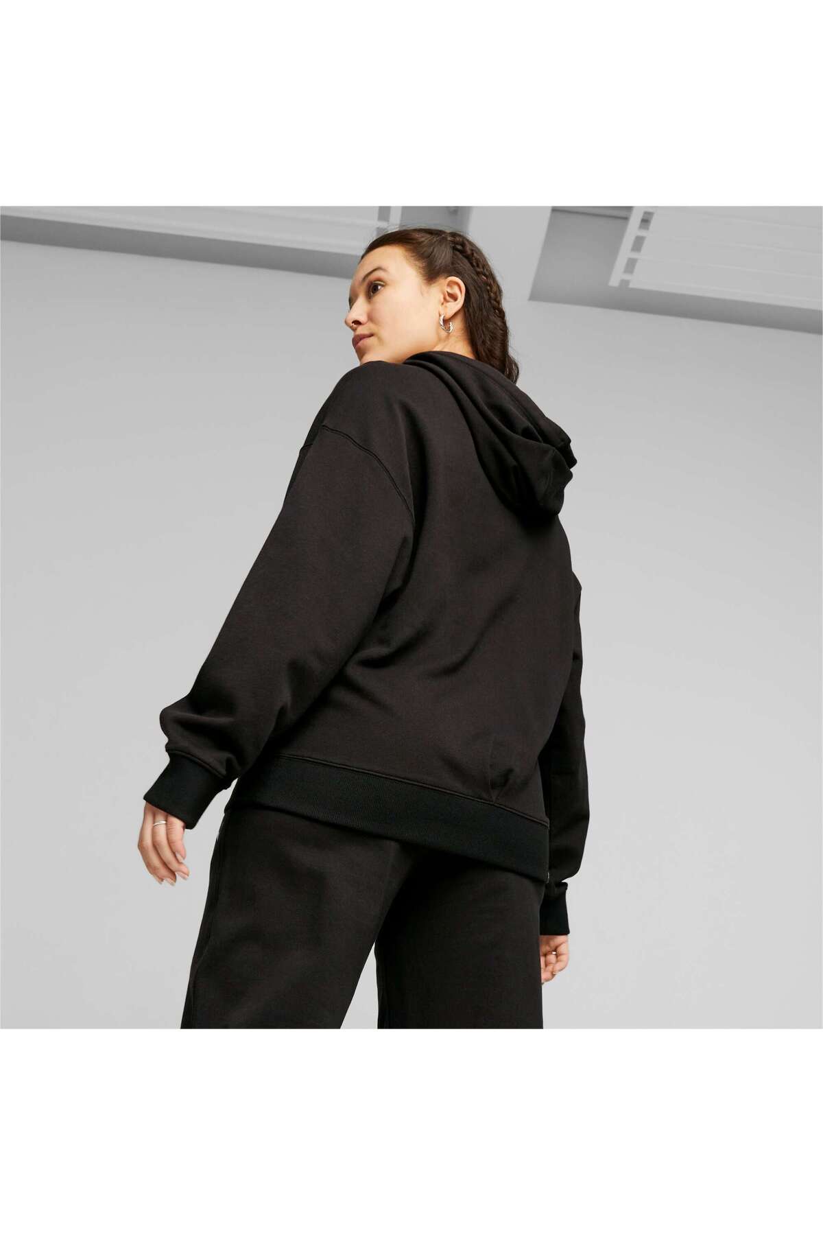 Puma HER Kadın Kapüşonlu SWEATSHIRT görsel 2