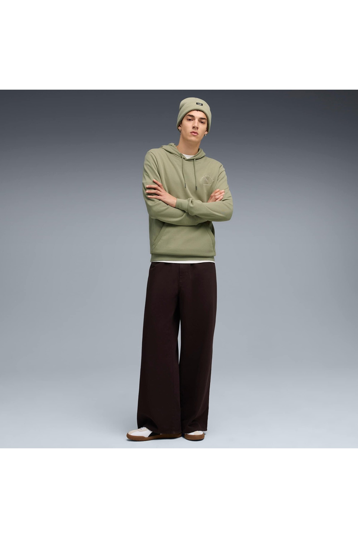 Puma Class Erkek Grafik Baskılı Kapüşonlu SWEATSHIRT görsel 2