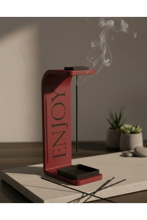 3D Minimalist Dikey Tütsülük – Modern Dekoratif Tütsü Standı - 1 Paket 20'li ...