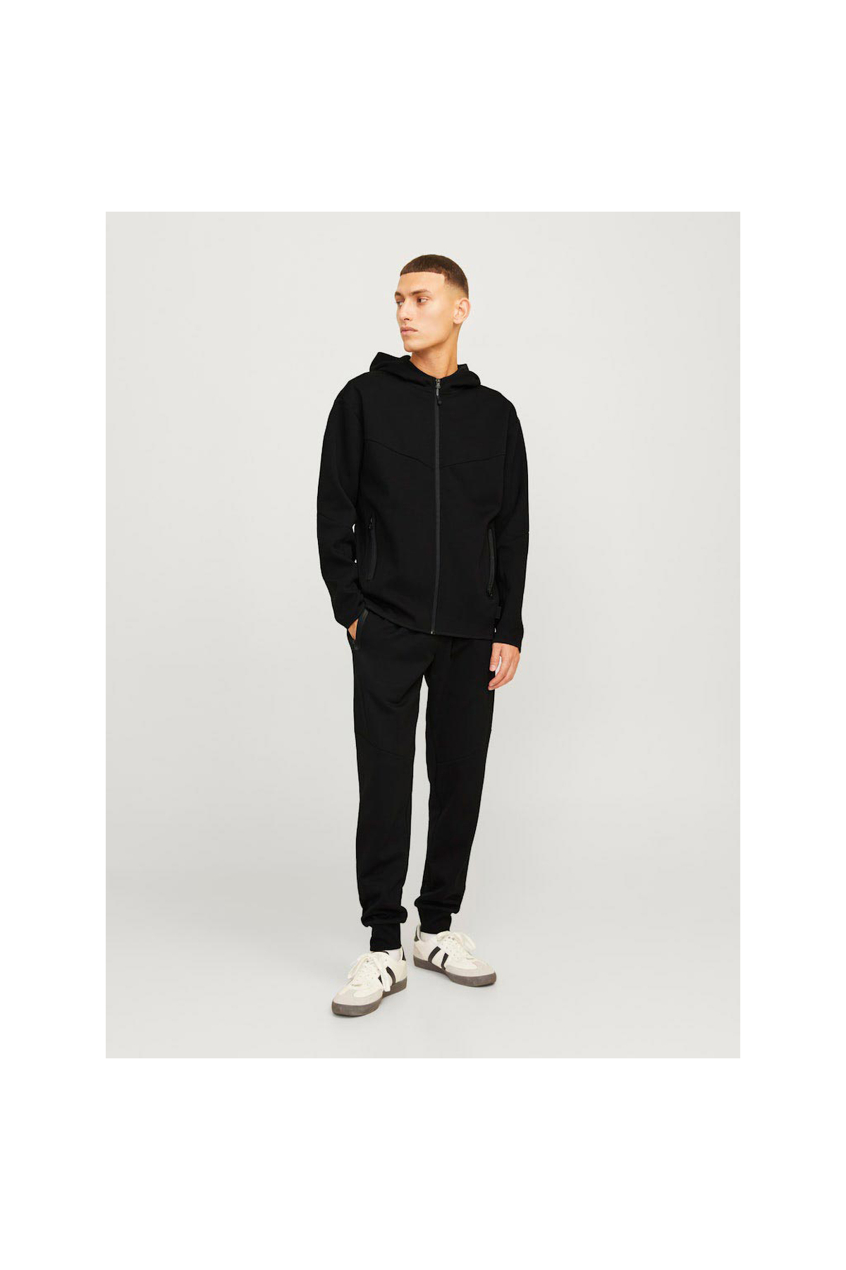 شلوار ورزشی مردانه راسته | جک اند جونز Jack & Jones 12261991-Black - تصویر 2