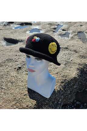 BohemCRAFTCK Bohem Retro Plaj Fötr Şapka