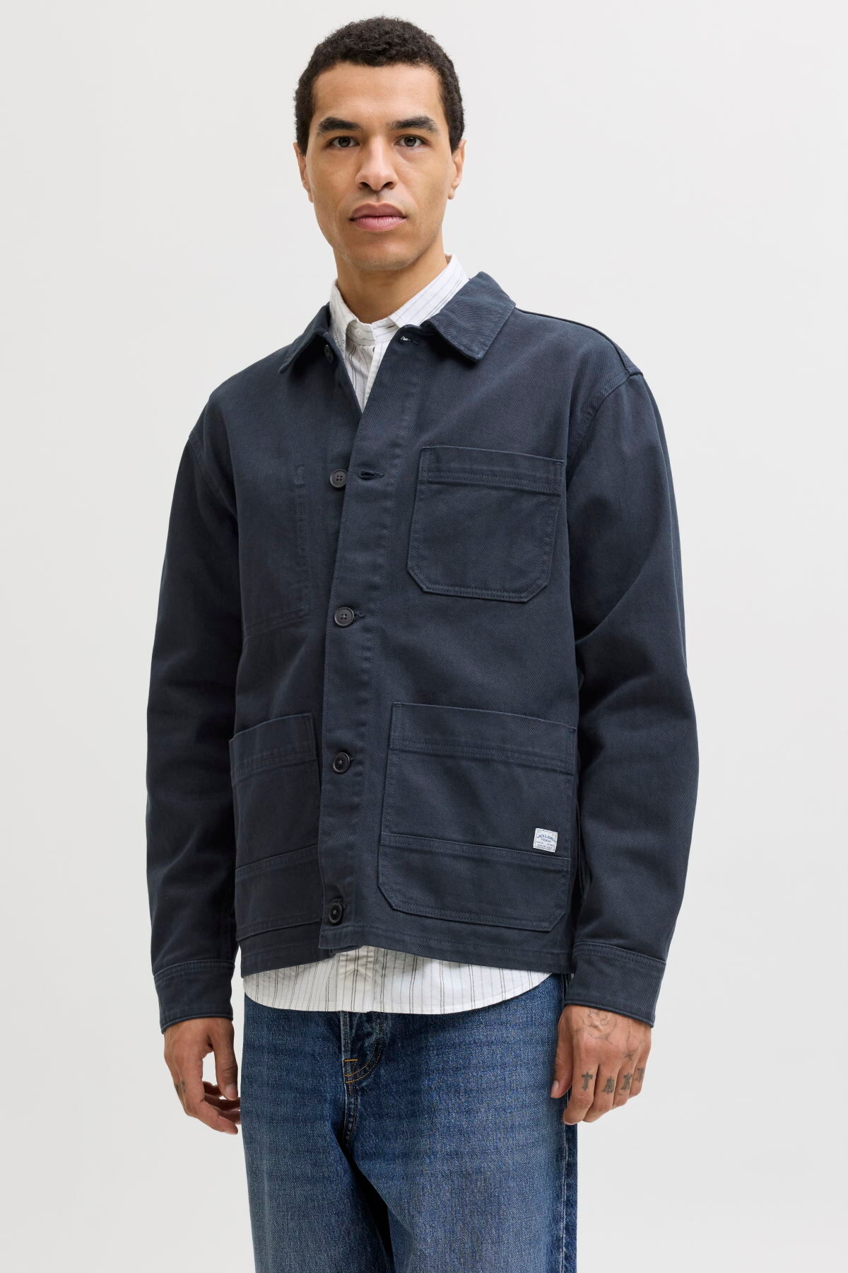 ژاکت پیراهن مردانه با جزئیات جیب دار - Derry جک اند جونز پیراهن Jack & Jones