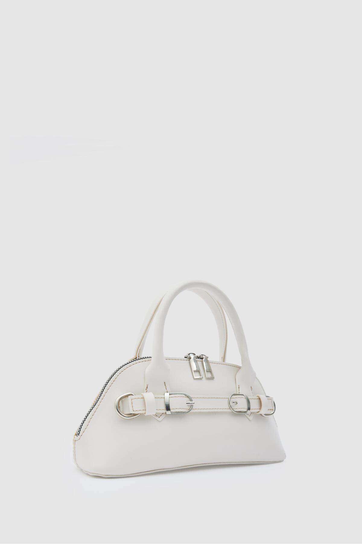 Shule Bags Cassidy Mini Çapraz Çanta Krem görsel 3