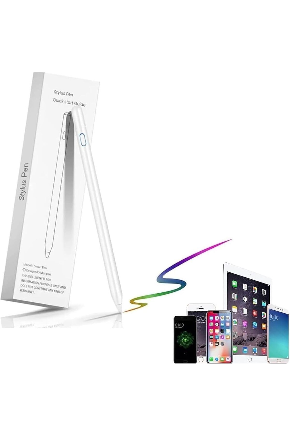 busstier 1.5mm Bakır Uç Şarjlı Stylus Kalem, Gecikmesiz Tıkla Aç