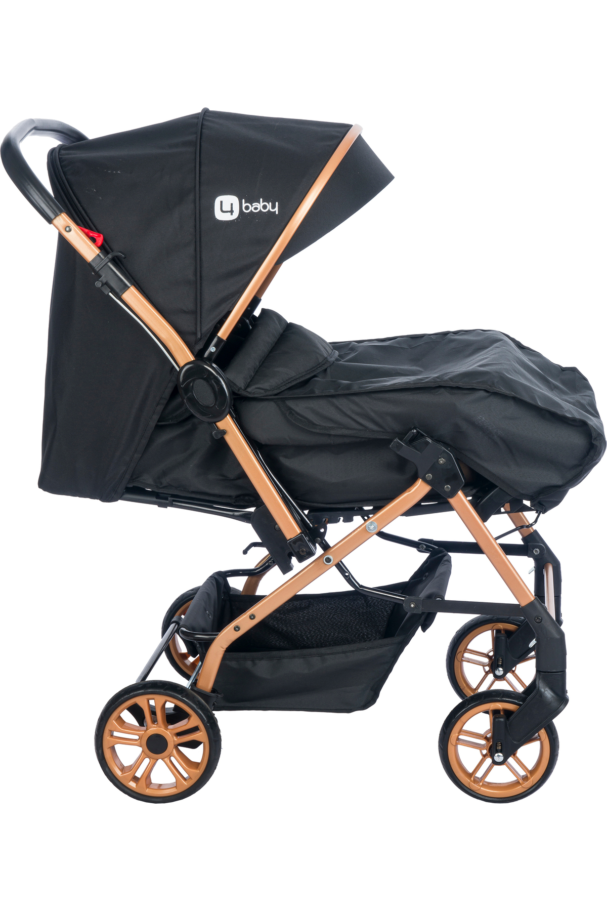 4 Baby ENERJİ GOLD SİYAH BEBEK ARABASI ÇİFT YÖN fotoğrafı 4 (önizleme)