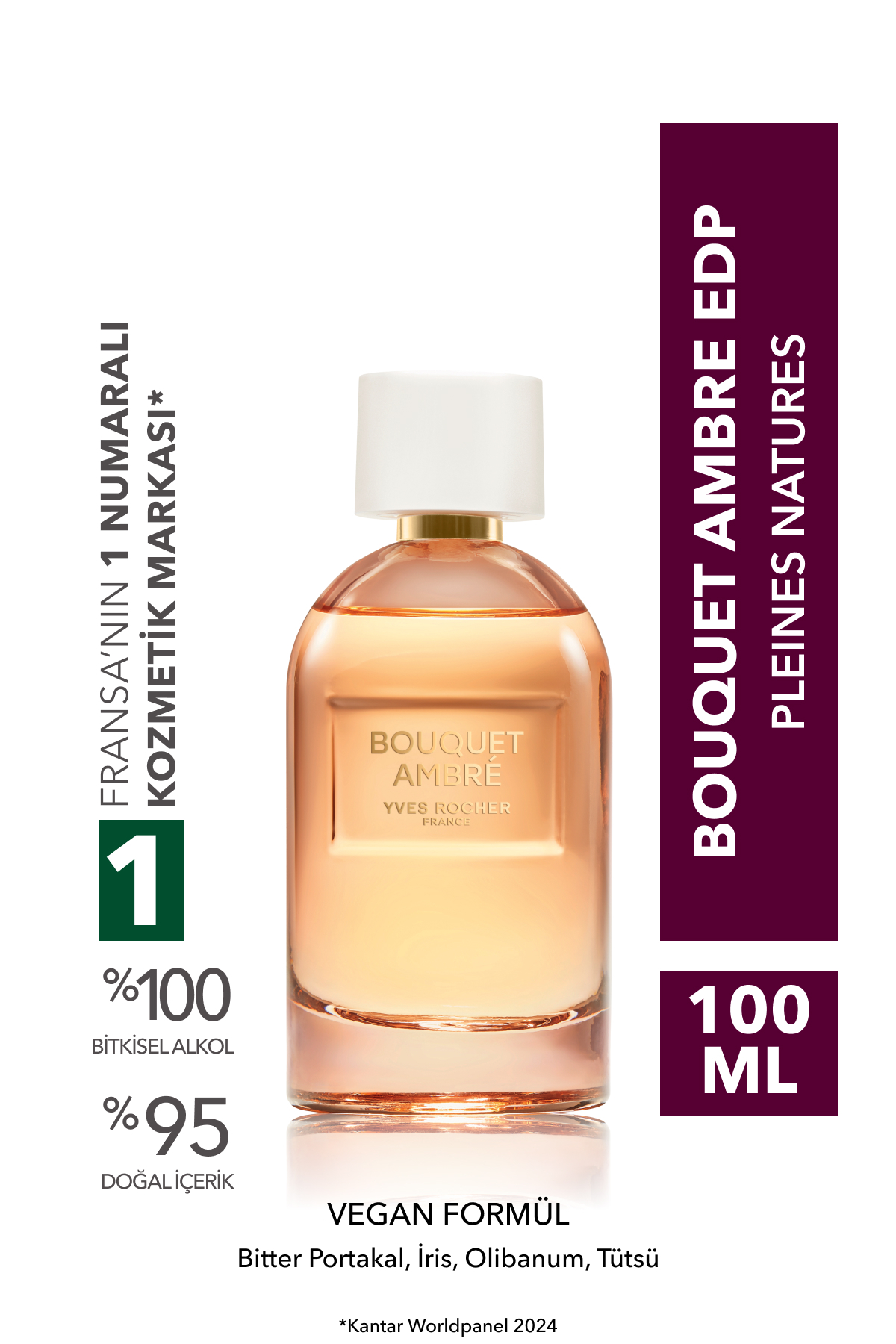 Yves Rocher Bouquet Ambre EDP-Pleines Natures-100ml - Fiyatı, Yorumları